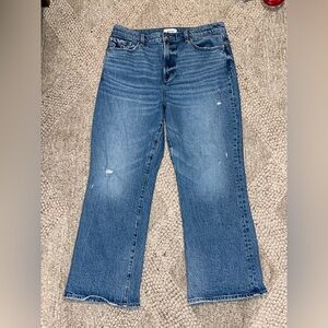 Pistola Distressed Blue Flare Jeans